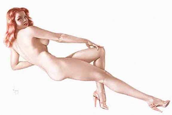 Legacy Nude #5 - Red Fire